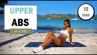 10 Min UPPER ABS Workout for women  at Home  The Modern Fit Girl