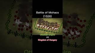 Battle of Mohac #shorts #viral #ottoman #hungary