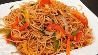 वेज चाउमीन बनाने का आसान तरीका  Veg Hakka Noodles  Chowmein Recipes  Street style noodles Kabita