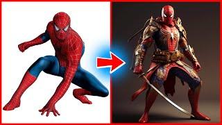 SUPERHEROES but SAMURAI  All Characters Marvel & DC