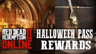 RED DEAD ONLINE - HALLOWEEN OUTLAW PASS 2020 FULL REWARD SHOWCASE