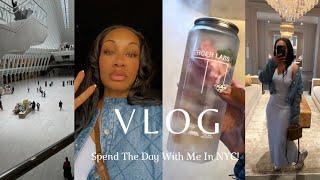 VLOG spend the day with me in NYC  RH rooftop restaurant  mercer labs museum & so much more