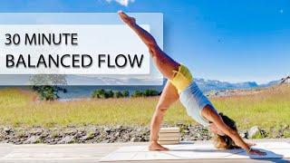 30 Minute Balanced Full Body Flow — Yoga for Strength and Flexibility