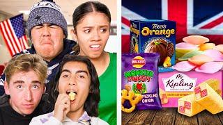American Highschoolers try British Snacks for the first time