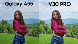 Samsung Galaxy A55 vs Vivo V30 Pro Camera Test Comparison