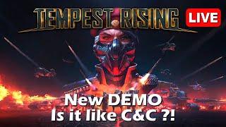 LIVE Command & Conquer in NEW ? Lets Play the new Tempest Rising Demo