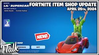 *NEW* LIL SUPERCAR EMOTE Fortnite Item Shop April 25th 2024 Fortnite Chapter 5