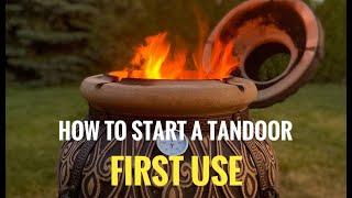 First Use of Tandoor Tandoor Clay Oven  How to Start a Tandoor  How to Light a Tandoor  Tricks