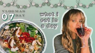 what I eat in a day intuitive eating  VLOGMAS day 7