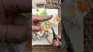 TANGERINE  ASMR Scrapbook Journal With Me #shorts