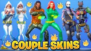 Legendary Couple Skins With Best Dances & Emotes in Fortnite Aquaman