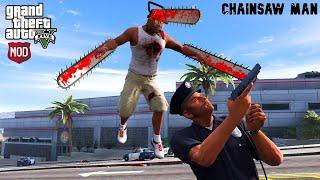 FRANKLIN Become THE CHAINSAW MAN in GTA 5