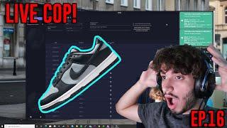 NIKE DUNK LOW GEORGETOWN KODAI LIVE COP - How To Sneaker Bot Ep.16