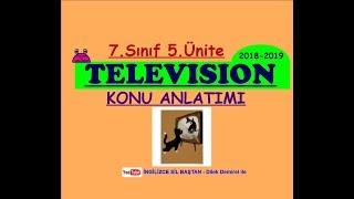 İngilizce 7. Sınıf 5. Ünite Television Konu Anlatımı