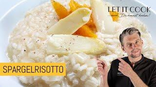 Spargelrisotto mit Orangen