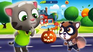 Talking Tom Gold Run Halloween - Talking Tom - Full Screen Android Game