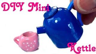 DIY Miniature Doll Working Tea Pot w Liquid