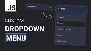 How To Make A Dropdown Menu From Scratch  HTML CSS Javascript