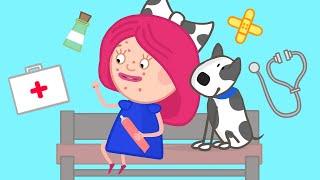 Zeichentrickfilm für Kinder. Smarta und ihre magische Tasche. Wir gehen zum Kinderarzt