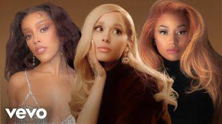 Ariana Grande - the boy is mine ft. Doja Cat & Nicki Minaj Official Mashup Visualizer