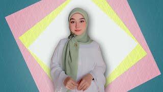 7 JILBAB SEGI EMPAT KREASI TERBARU  CARA BERHIJAB SEGI EMPAT MODERN SIMPLE #hijabtutorial