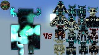 Colossus Warden vs Warden Plus  Minecraft Bedrock  Mob Battle