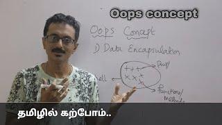 Oops concept explained in tamil  Object oriented programming