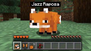 JOGUEI MINECRAFT COMO UMA RAPOSA POR 1 DIA