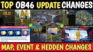 OB46 UPDATE HEDDEN CHANGES IN FREE FIRE  NEW UPDATE MEIN KYA AAYA HAI  OB.46 UPDATE CHANGES FF ?