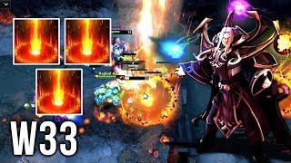 w33 Sunstrike GOD is Back - EPIC Invoker Compilation - Dota 2