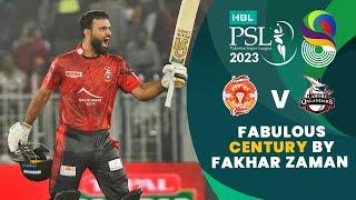 Fabulous Century By Fakhar Zaman  Islamabad vs Lahore  Match 26  HBL PSL 8  MI2T