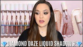 Moira Beauty Diamond Daze Liquid ShadowsShades Air Glow In Fact Eye Contact Regal & Goodness