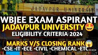 Jadavpur University2024Eligibility CriteriaKon Student Eligible Hai ? #jadavpur_university #wbjee