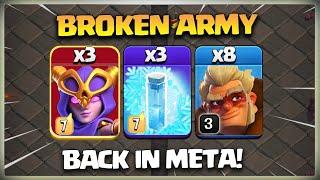 Super Witches Have BROKEN TH16 Meta  Top Th16 Super Witch Druid attack strategy - Clash of clans