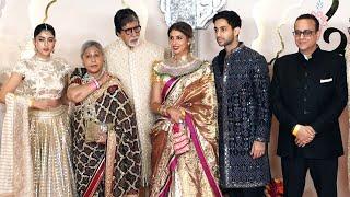 Amitabh Bachchan With Family Visuals @ Anant Ambani - Radhika Merchant Wedding  Manastars