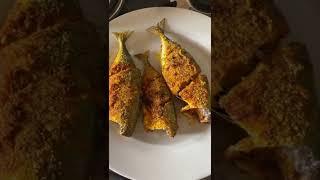 Authentic Goan Pan Fried Mackerels in Coconut oil #shorts #youtubeshorts