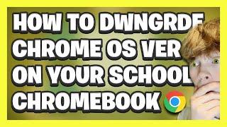 DOWNGRADE CHROME OS VERSION On School Chromebook