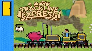 Driving A Fraught Train  Trackline Express Base Building Survival Train Game - Demo