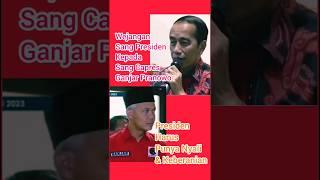 Presiden Jokowi Memberi Wejangan Ganjar Pemimpin Harus Berani &Punya Nyali Rakernas PDI Perjuangan