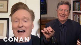 #ConanAtHome Stephen Colbert Full Interview  CONAN on TBS