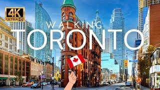 TORONTO Canada 4K Walking Tour - Downtown Financial District City Walk 4K Ultra HDR60fps