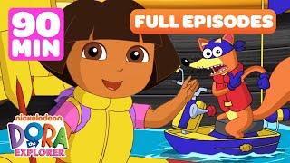 Dora FULL EPISODES Marathon ️  4 Full Episodes - 90 Minutes  Dora the Explorer