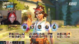 21K Heal Aspen Insane Kiriko Season 11 Top 500 Overwatch 2 Gameplay