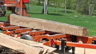 LT40 Wood-Mizer Milling Red Oak