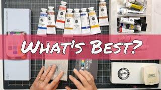 Ranking All my Professional Grade Gouache Whats a Fit for YOU?}