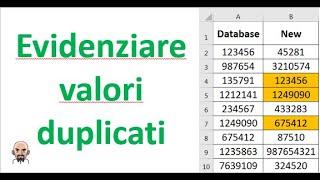 Individuare ed evidenziare valori duplicati con Excel