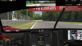 iRacing Fanatec gt3 challenge 23S4 Ferrari GT3 Monza 147984-Test VRS Lap Temperature