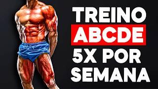 Como Montar TREINO ABCDE Passo a Passo Divisão de Treino 5 Vezes na Semana