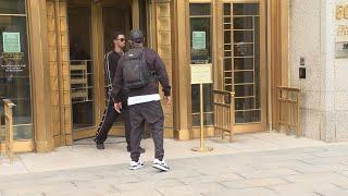 Superstar rapper Sean Diddy Combs son King Combs arrives at court  AFP