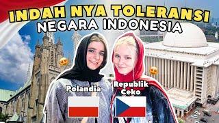 INDAH NYA TOLERANSI MEMBUAT BULE DARI POLANDIA DAN REPUBLIK CEKO INI KAGUM DENGAN INDONESIA